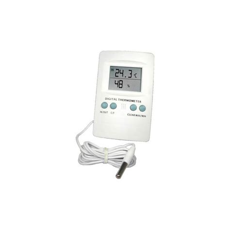 Cornwall Electronics digital temperature and humidity meter + cabel