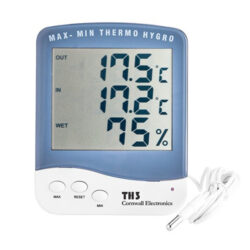 Cornwall Electronics digital temperature and humidity meter TH3
