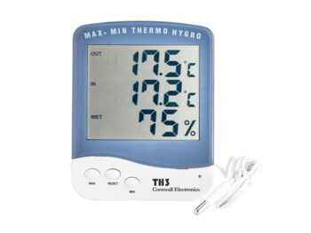 Cornwall Electronics digital temperature and humidity meter TH3
